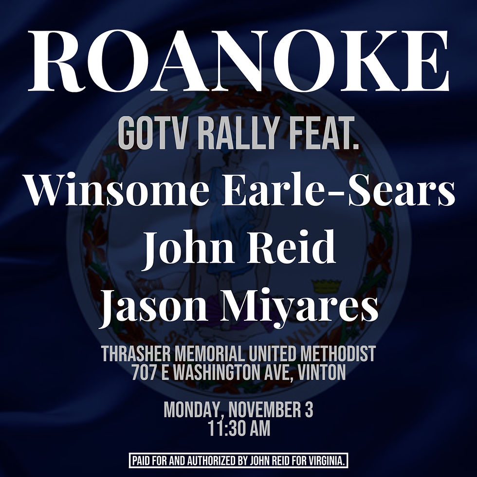 ROANOKE: GOTV RALLY