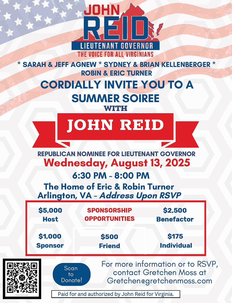 ARLINGTON: Summer Soiree w/ John reid