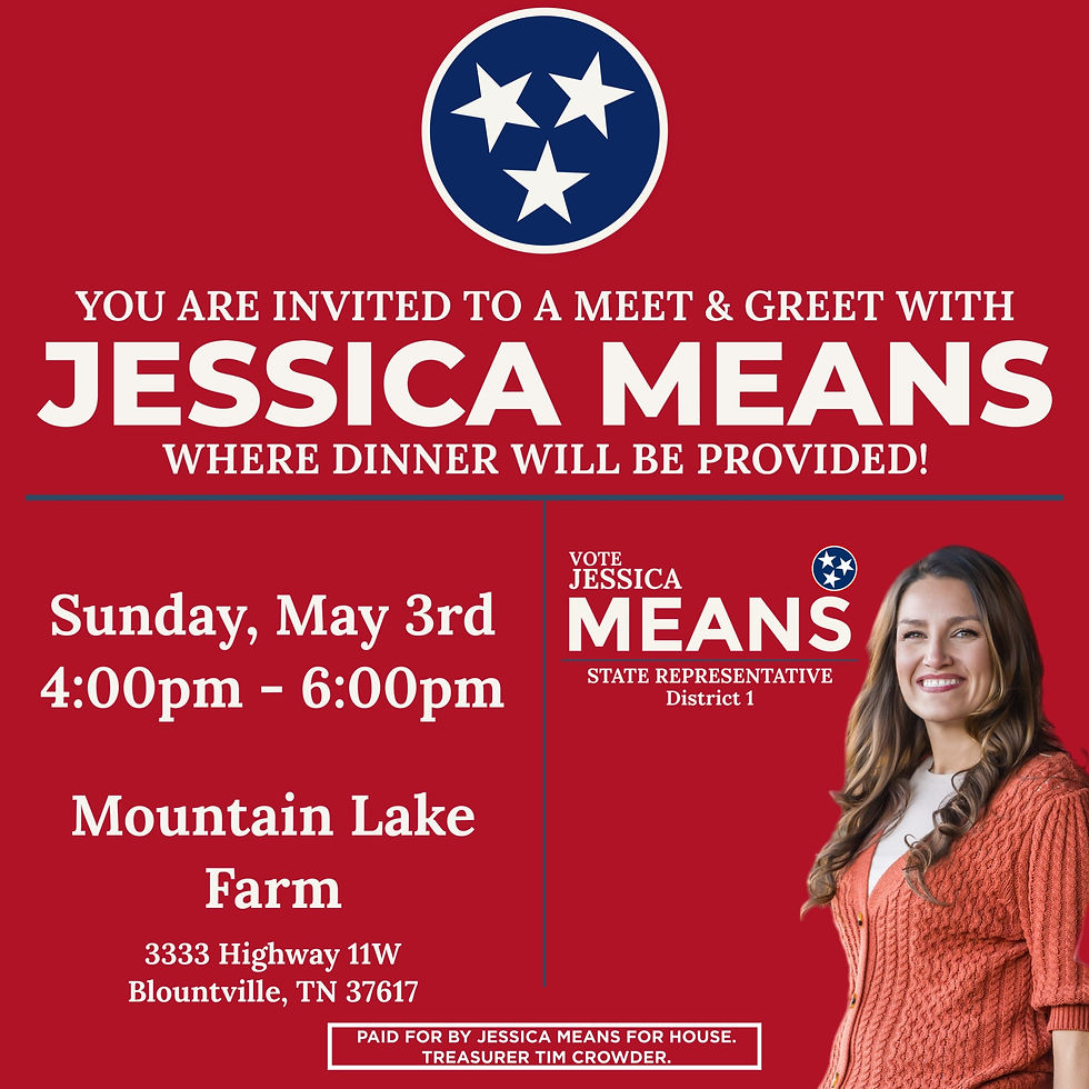 BLOUNTVILLE: Join Jessica Means for a Meet & Greet