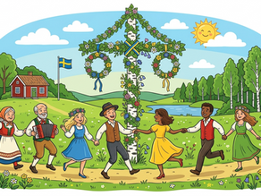 Midsommarfirande på Brytstugan 