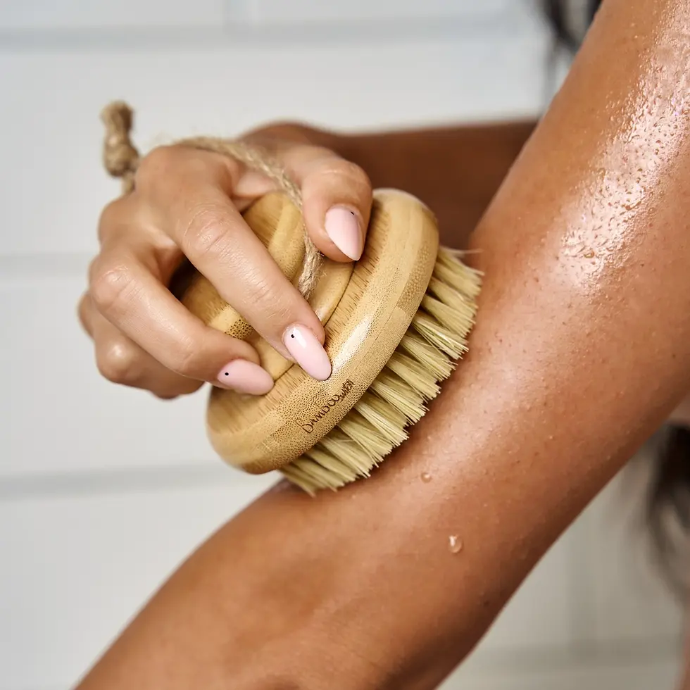 Thumbnail: Dry brushing arm.