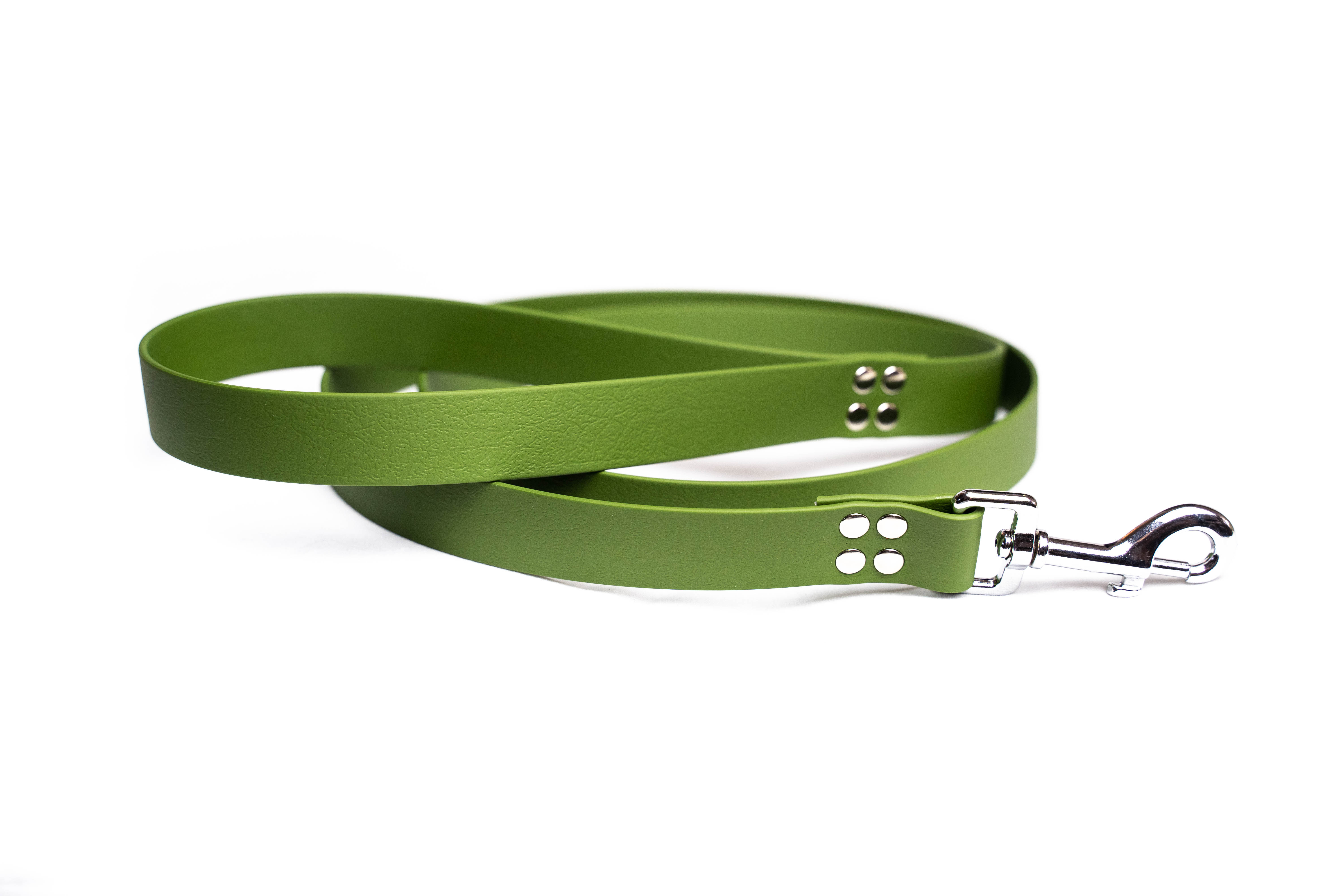 Olive Green TPU Leash