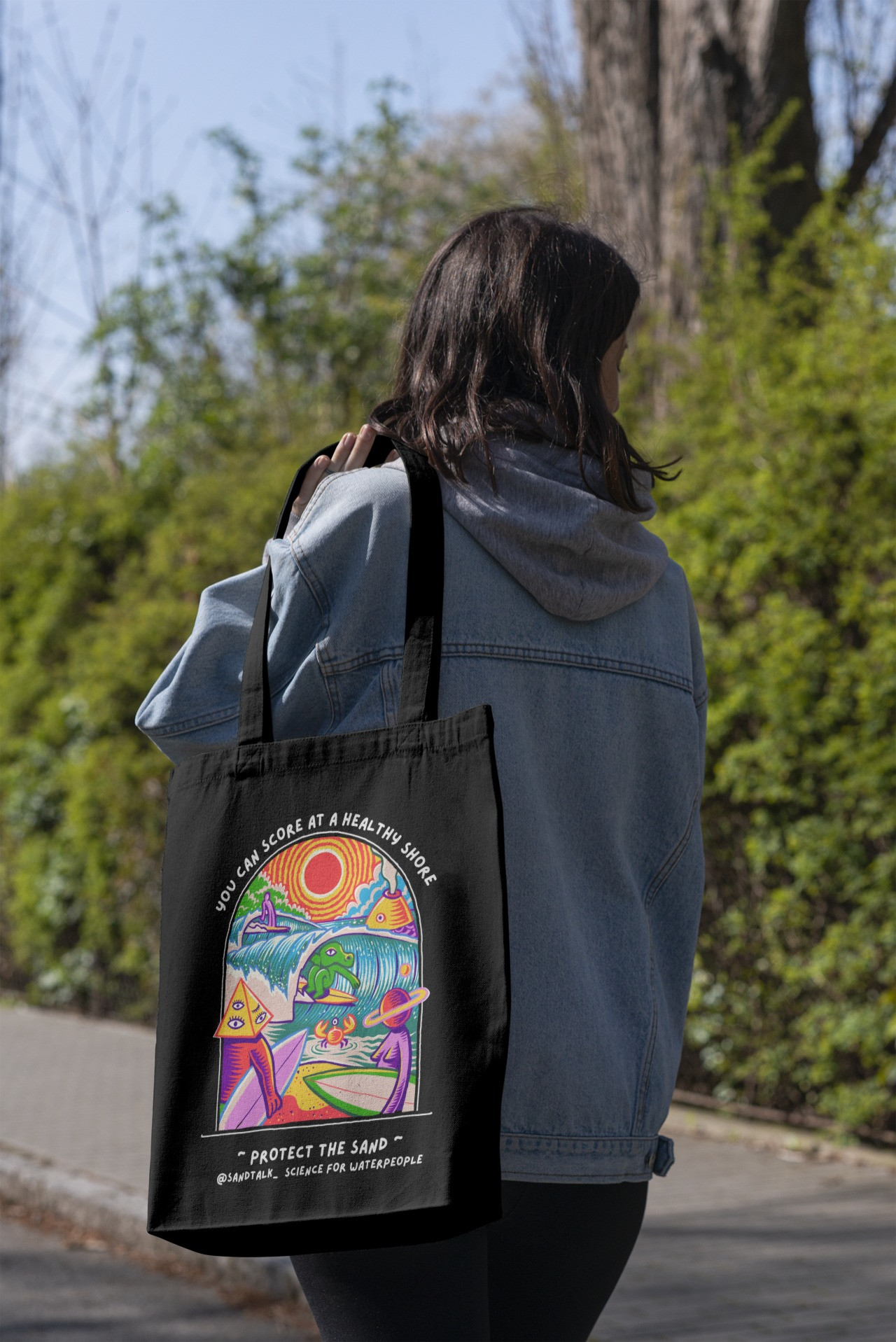 Tote Bag - You Can Score At a Healthy Shore