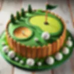 Birthday Cake Designs for Men - Golf Course Cake