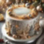 Christmas Cake Decoration - Edible Glitter and Metallic Accents