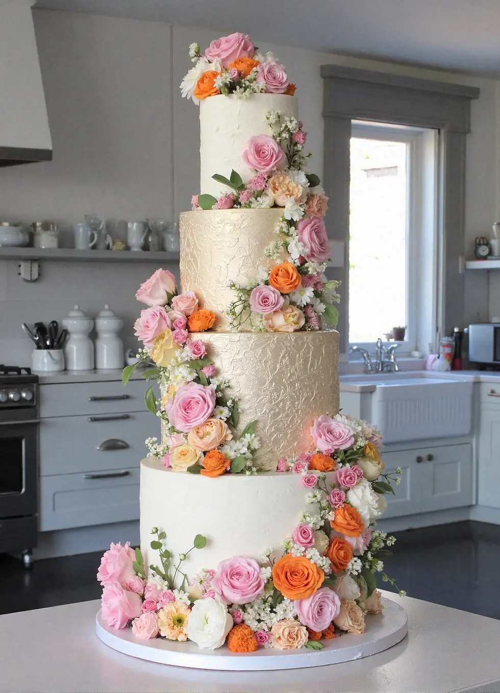 Naked Wedding Cake 3
