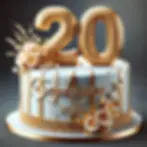 Birthday Cake Designs for Men - Anniversary or Decade Milestone Cake