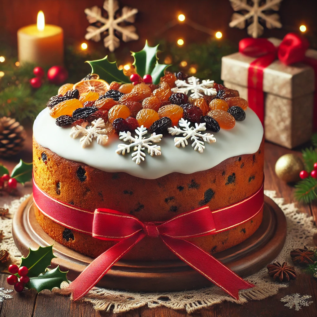 Classic Christmas Fruit Cake