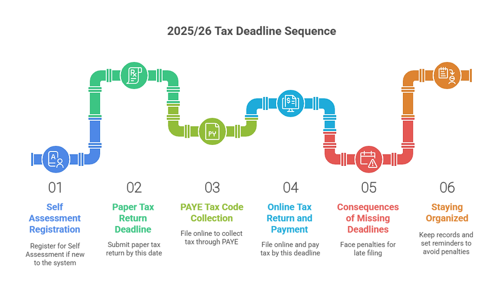 2025/26 Tax Deadline Sequence