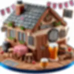 Birthday Cake Designs for Men - British Pub-Themed Cake
