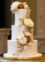 Golden Wedding Anniversary Cake 1