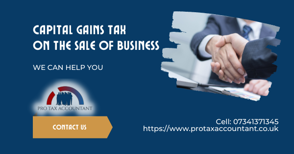 capital Gains Tax on the sale of business