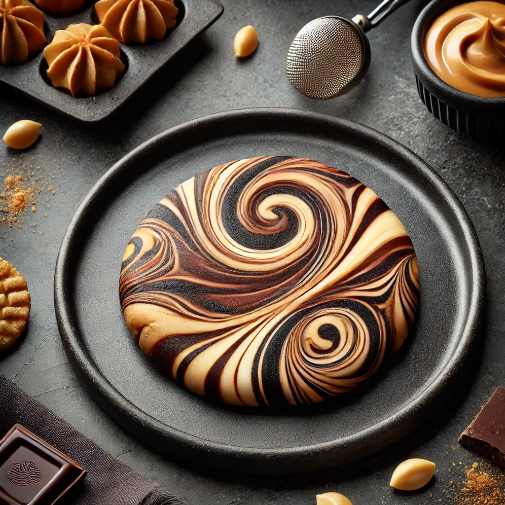 Chocolate Peanut Butter Swirl Cookie