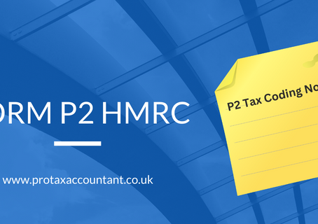 P2 Tax Coding Notice in the UK: What You Need to Know