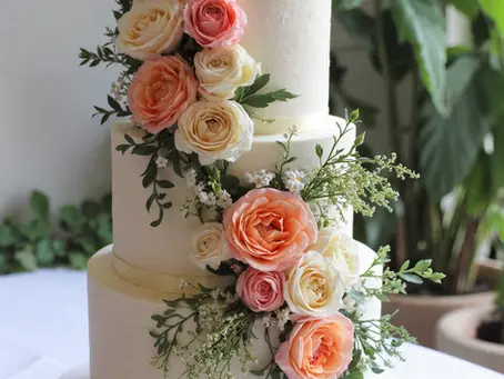 Flower Cake Topper for Wedding Cakes