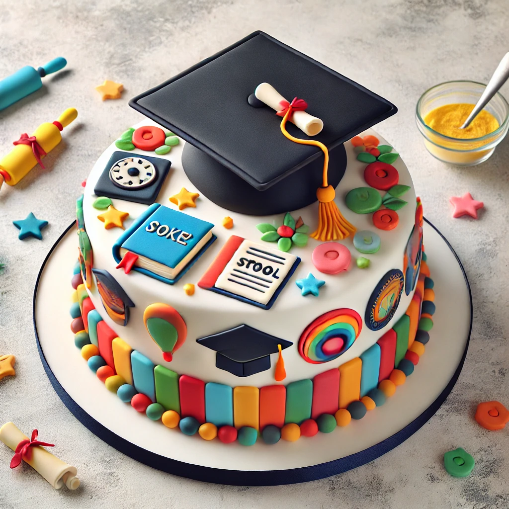 2.	Goodbye High School  - Graduation Cake