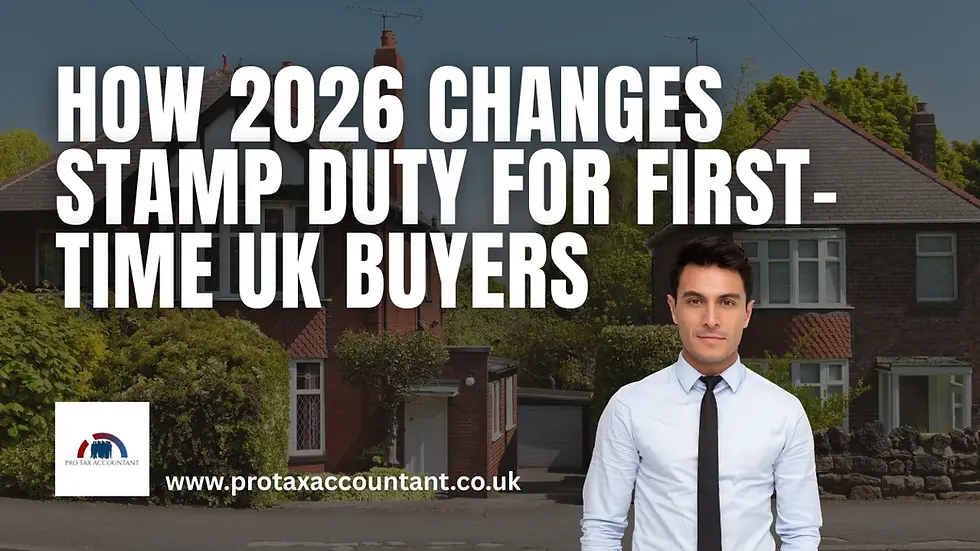 How 2026 Changes Stamp Duty For First-Time UK Buyers