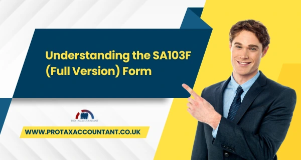 Understanding the SA103F (Full Version) Form