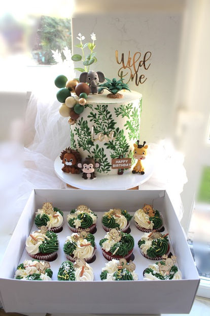 Jungle Safari Cake Set - Birthday Cake