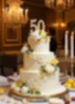 50th Wedding Anniversary Cake 2