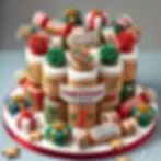 Christmas Cake Decoration - Adding Interactive Elements: Edible Christmas Crackers and Mini Gifts
