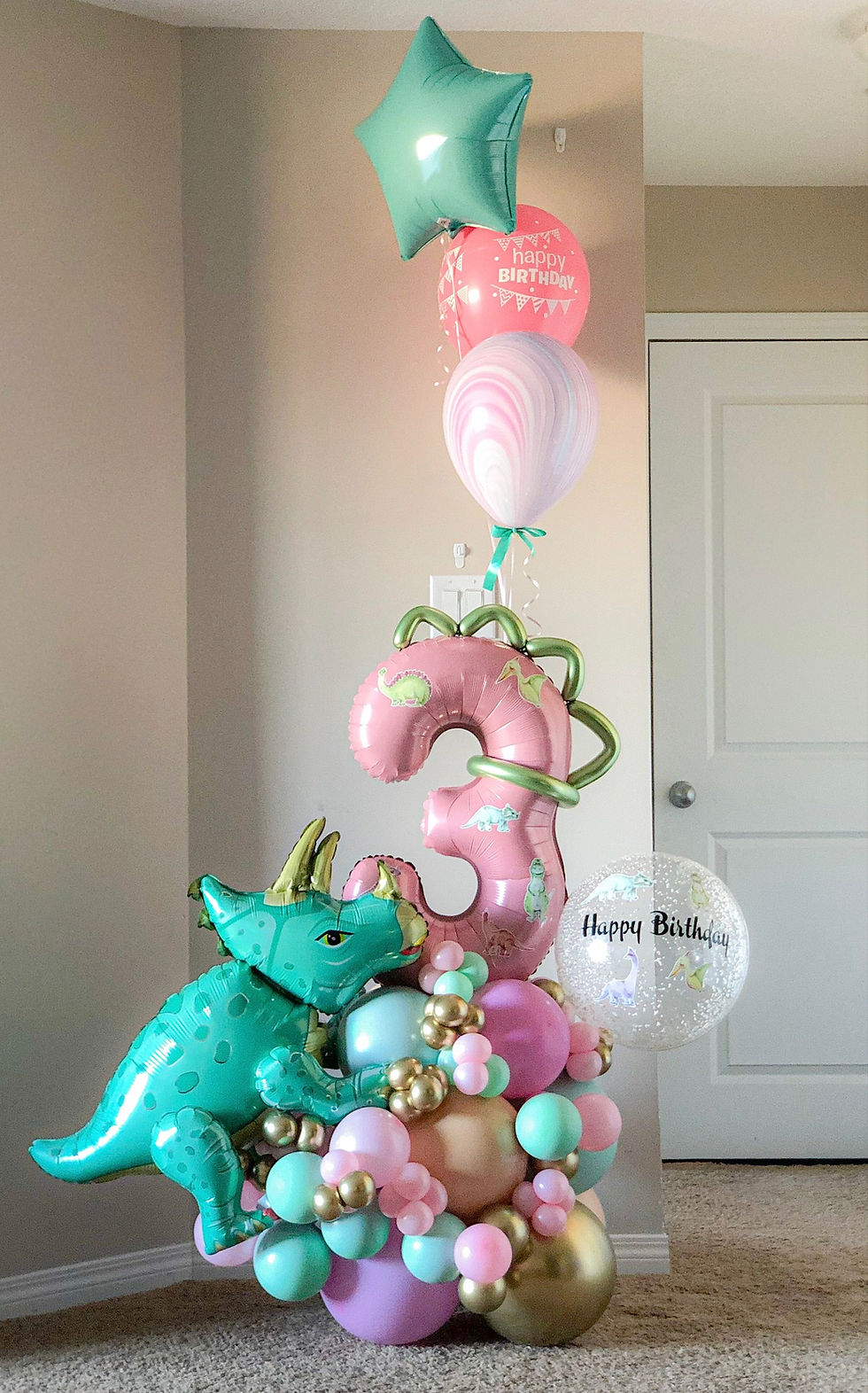 Thumbnail: Baby Dino Balloon Set