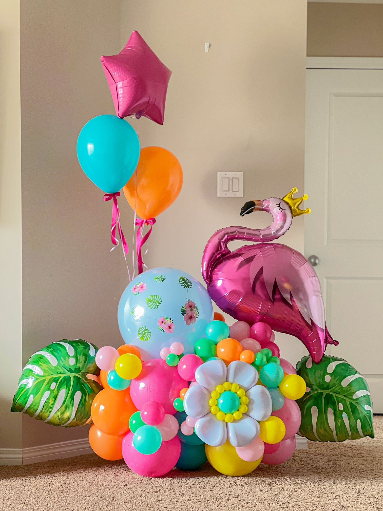 Tropical Large Bridal Shower Set