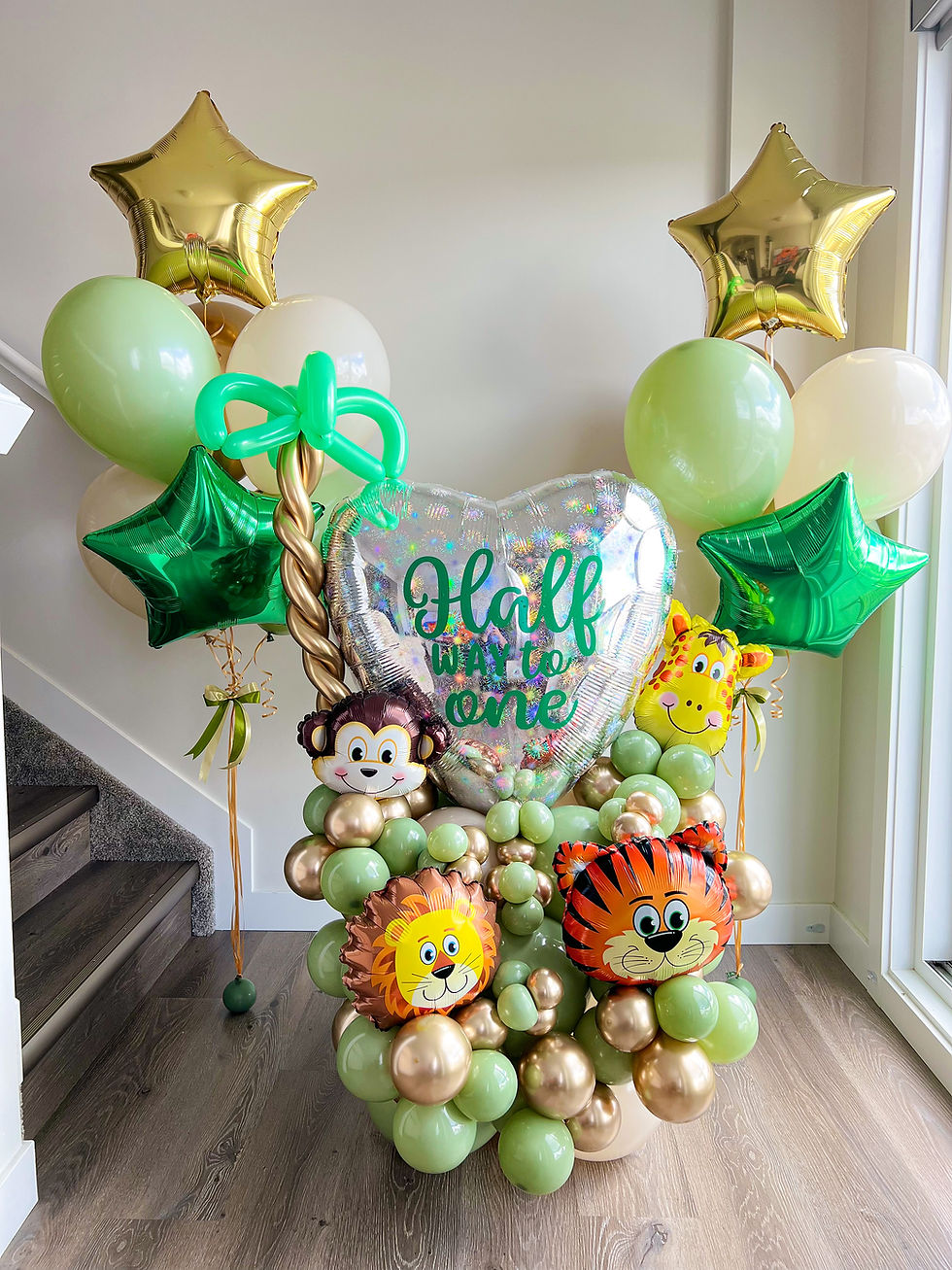 Thumbnail: Wild Animals Balloon Set Large Size