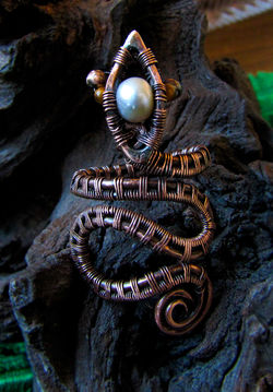 кольцо - змейка