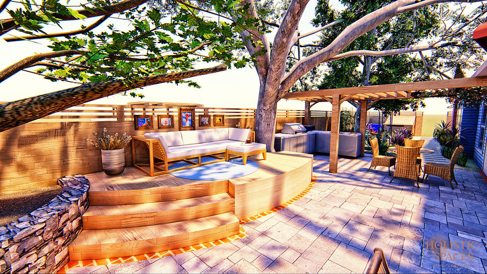 Zen Patio Rendering