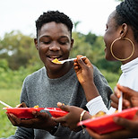 Sharing Food to other Person
