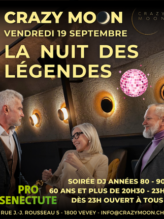 LA NUIT DES LÉGENDES - 60 ANS ET +