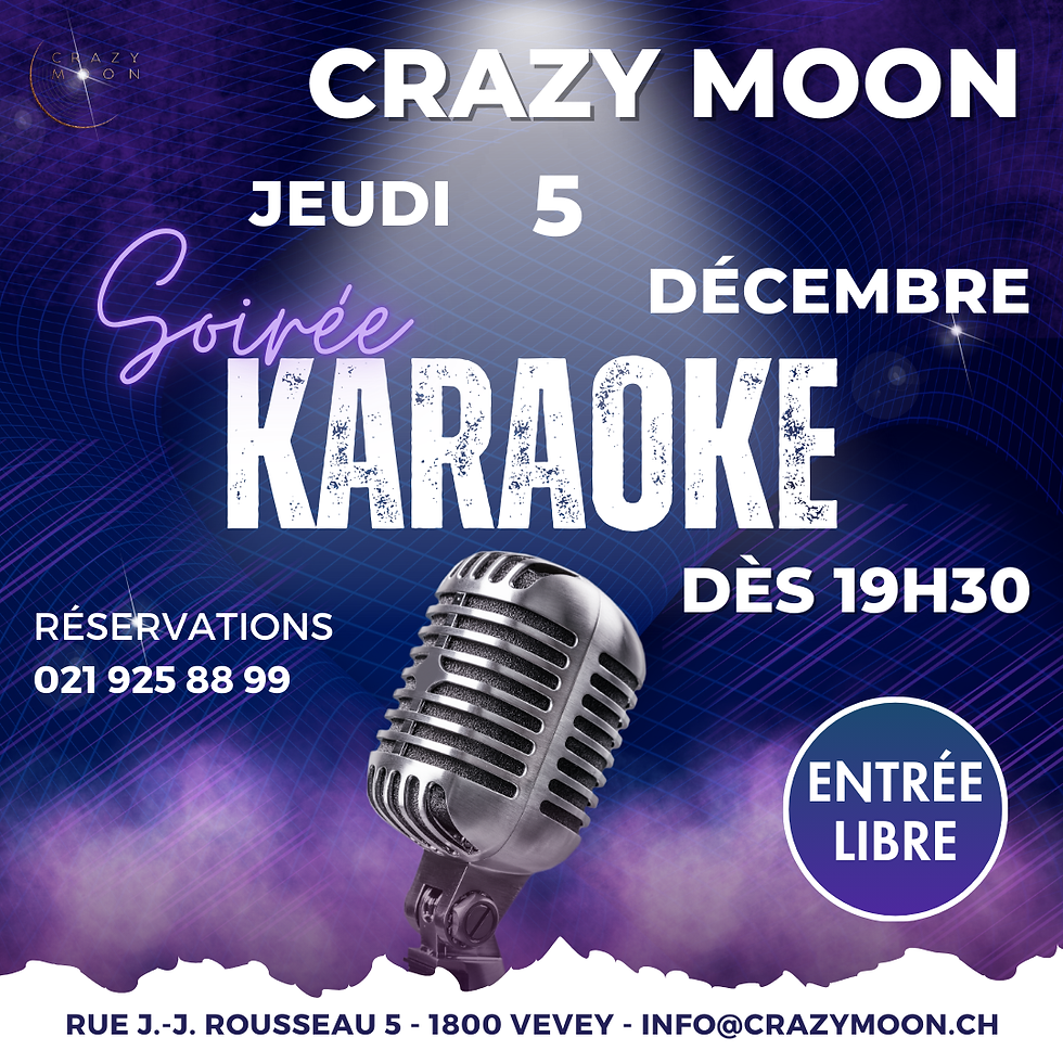 Karaoké Crazy Moon Vevey