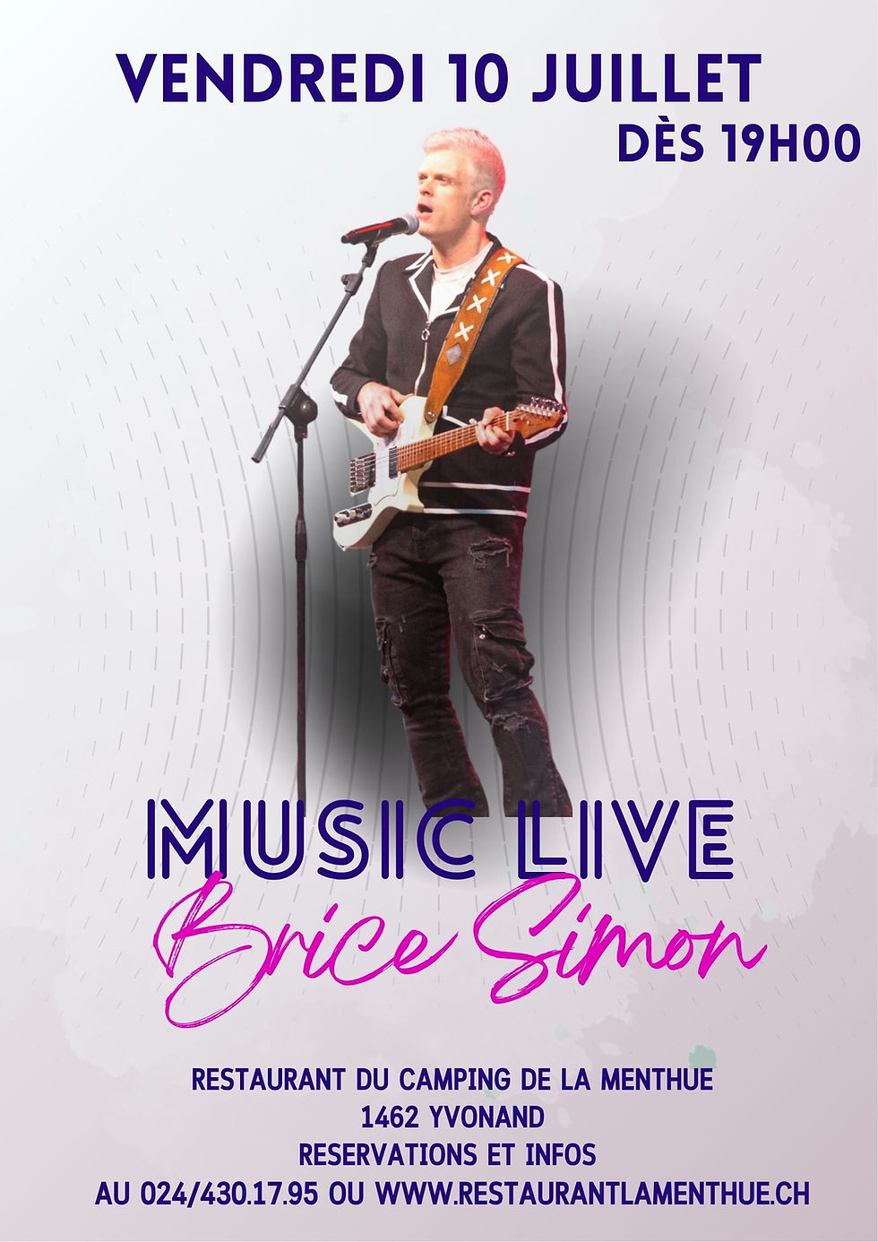 Live Musique avec Brice Simon