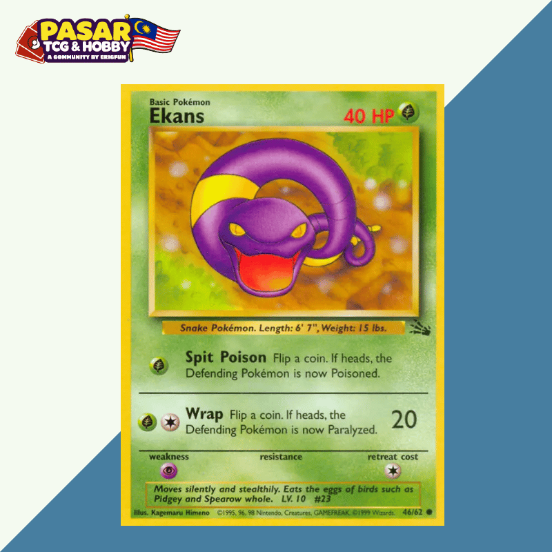 (Red)Pokemon Fossil 46 Ekans