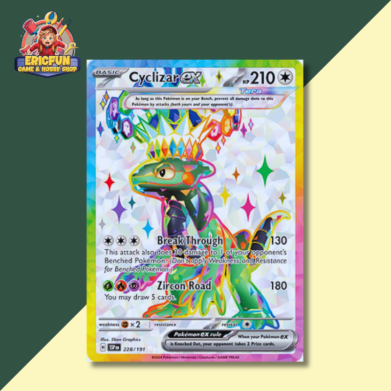 (EF) Cyclizar Ex #228 Pokemon Surging Sparks