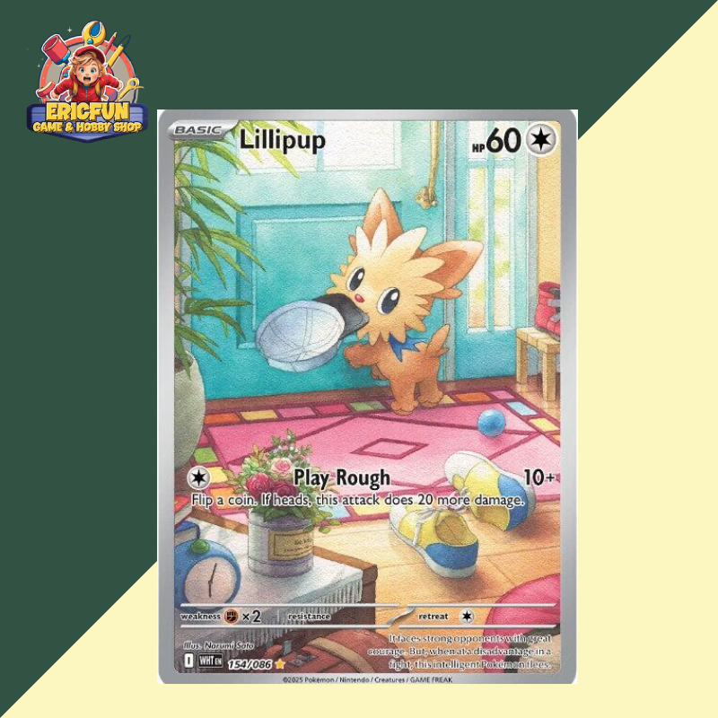 (EF) Lillipup #154 Pokemon White Flare