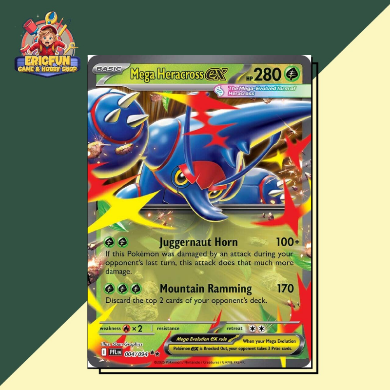 (EF) Mega Heracross ex #4 Pokemon Phantasmal Flames
