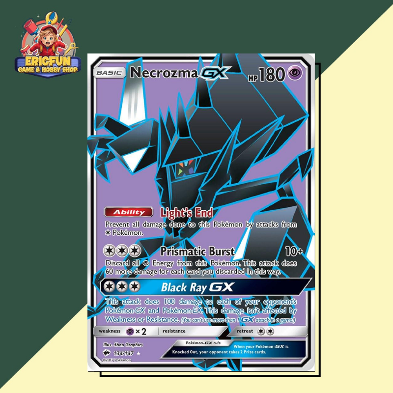 (EF) Necrozma GX #134 Pokemon Burning Shadows