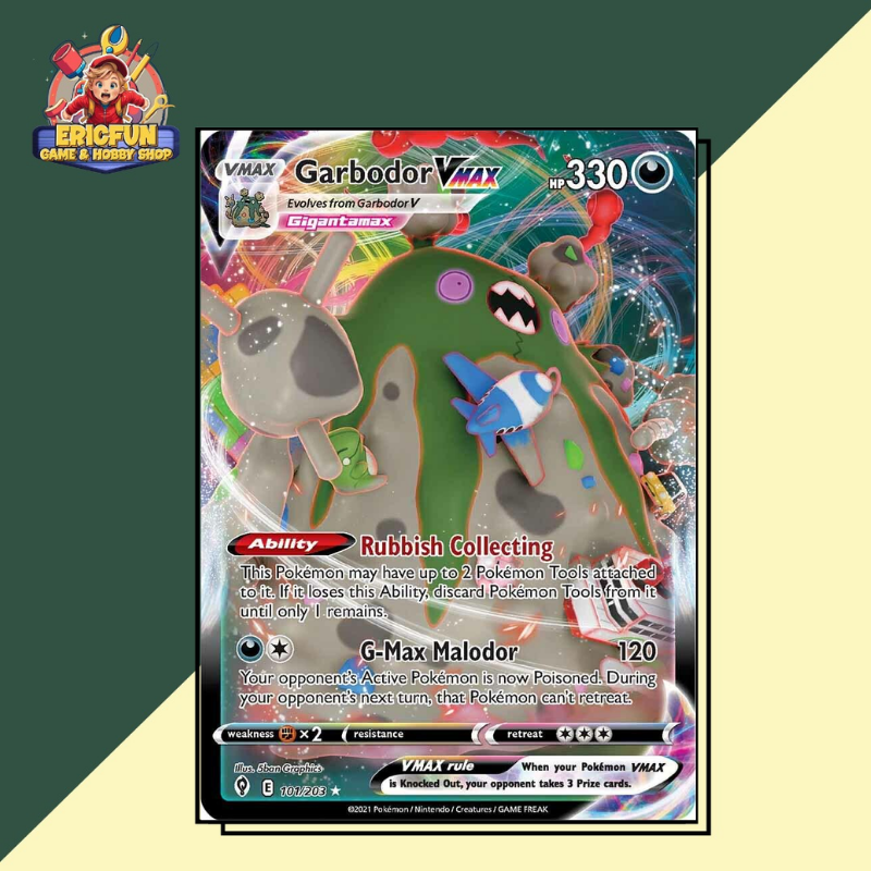 (EF) Garbodor VMAX #101 Pokemon Evolving Skies