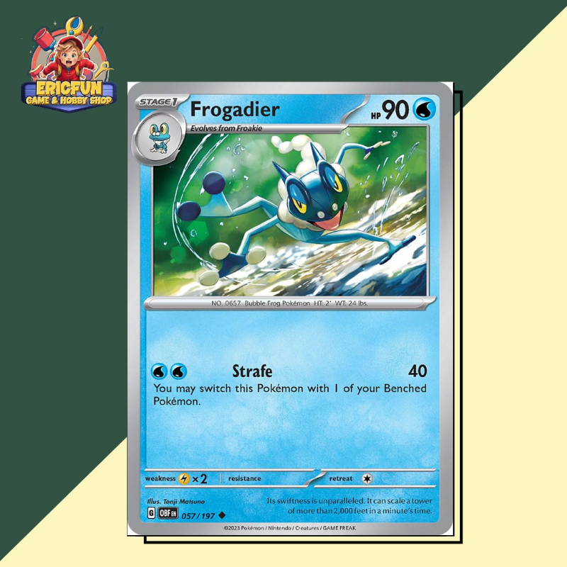 (EF) Frogadier #57 Pokemon Obsidian Flames