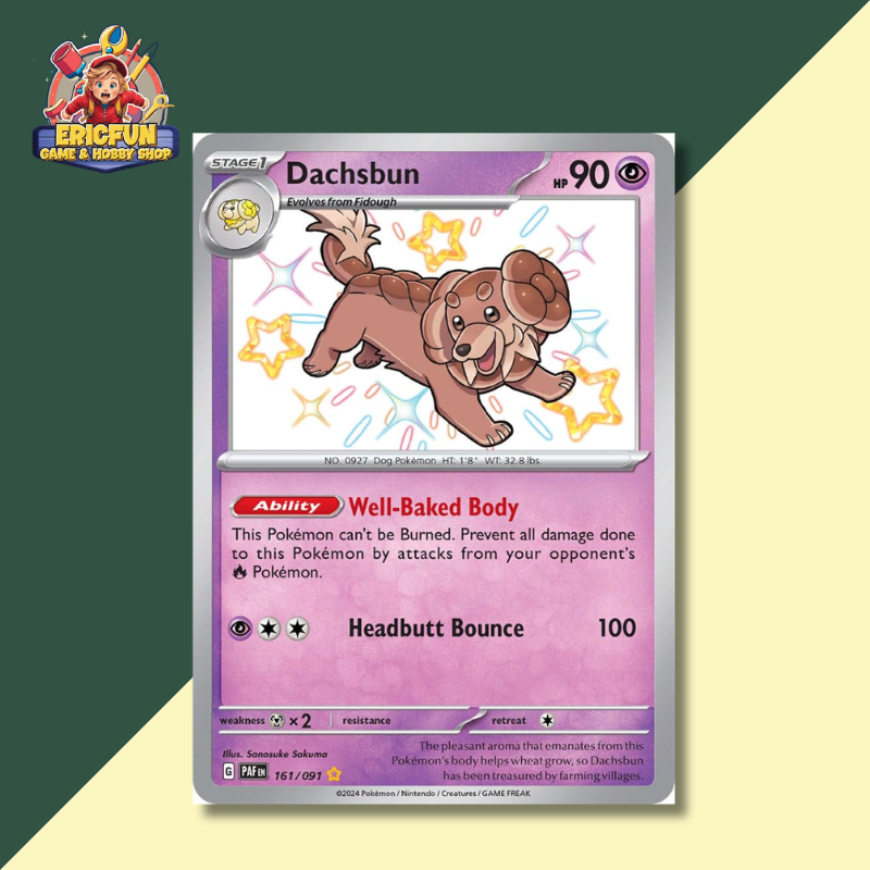 (EF) Dachsbun #161 Pokemon Paldean Fates