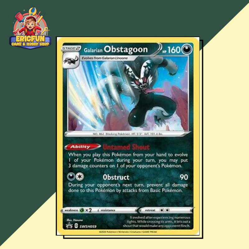 (EF) Galarian Obstagoon #SWSH059 Pokemon Promo