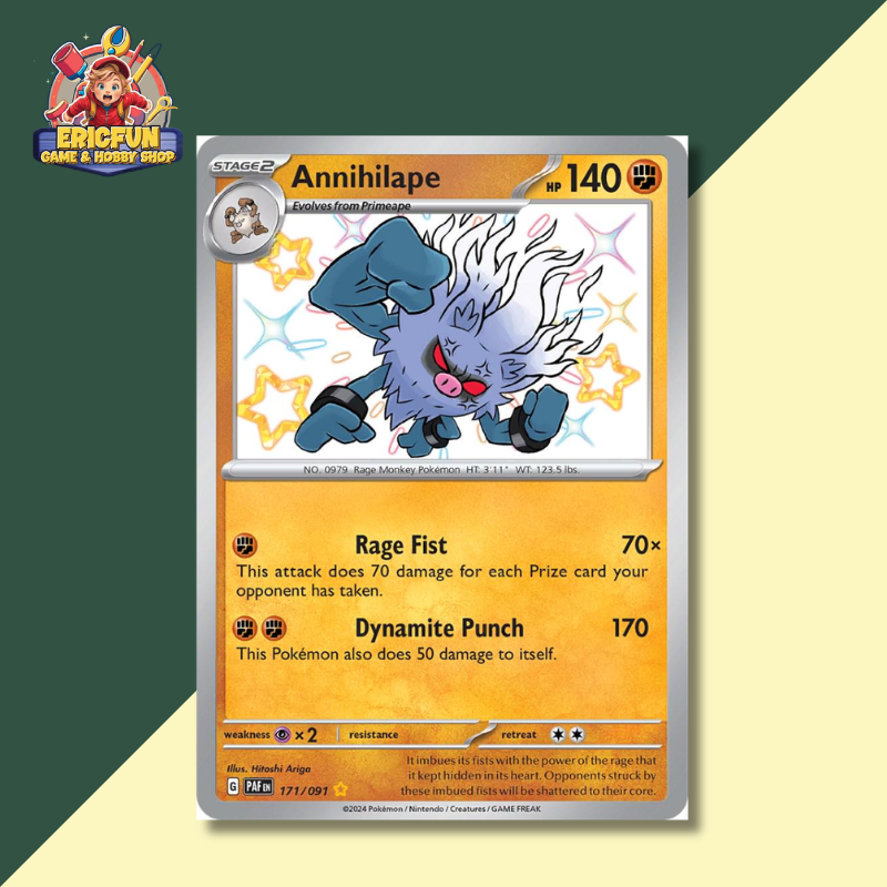 (EF) Annihilape #171 Pokemon Paldean Fates