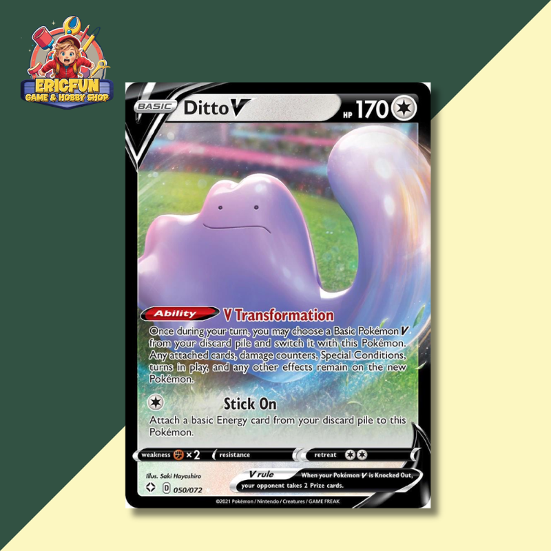 (EF) Ditto V #50 Pokemon Shining Fates