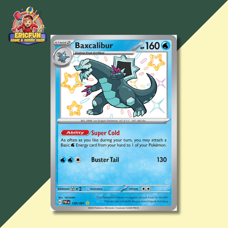 (EF) Baxcalibur #130 Pokemon Paldean Fates