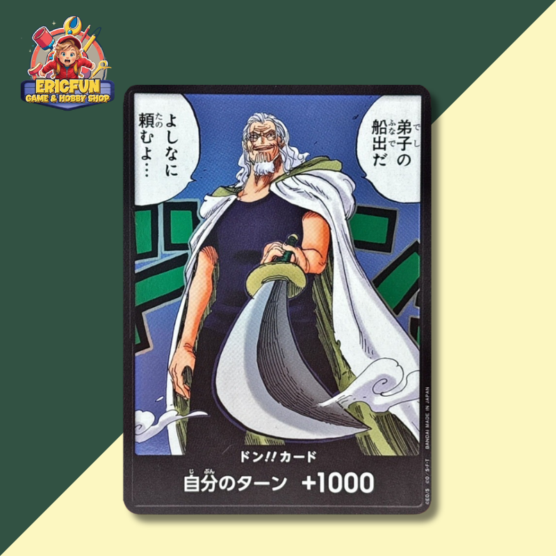 (EF) DON!! FOIL Card Silvers Rayleigh OP12 Legacy of the Master