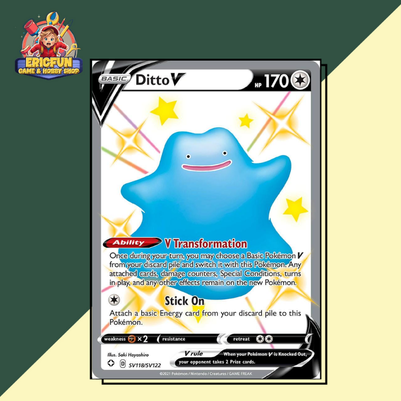 (EF) Ditto V #SV118 Pokemon Shining Fates