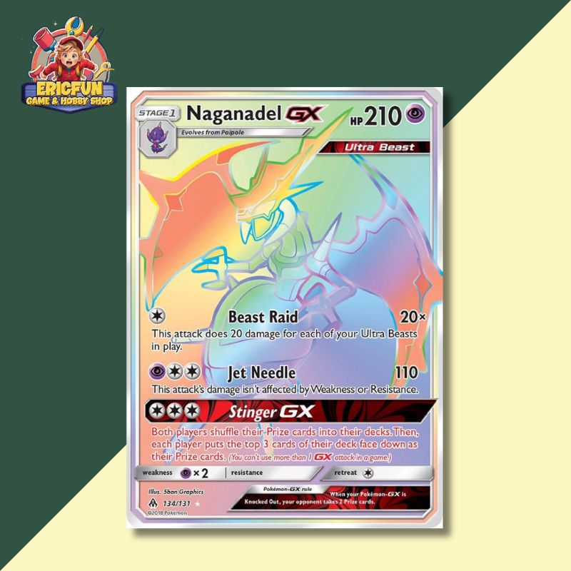 (EF) Naganadel-GX #134 Pokemon Forbidden Light