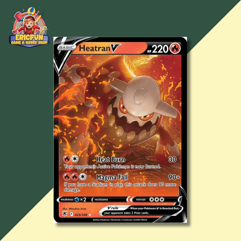 (EF) Heatran V #25 Pokemon Astral Radiance